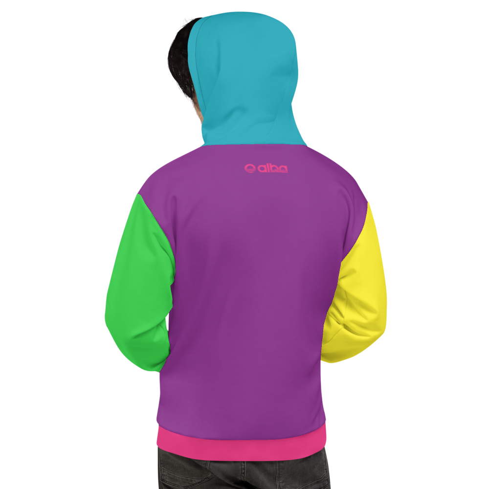 Men's Hooded Sweatshirt - Neon