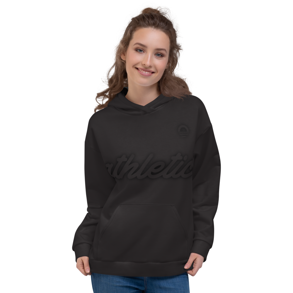 Women's Hooded Sweatshirt -Black Out