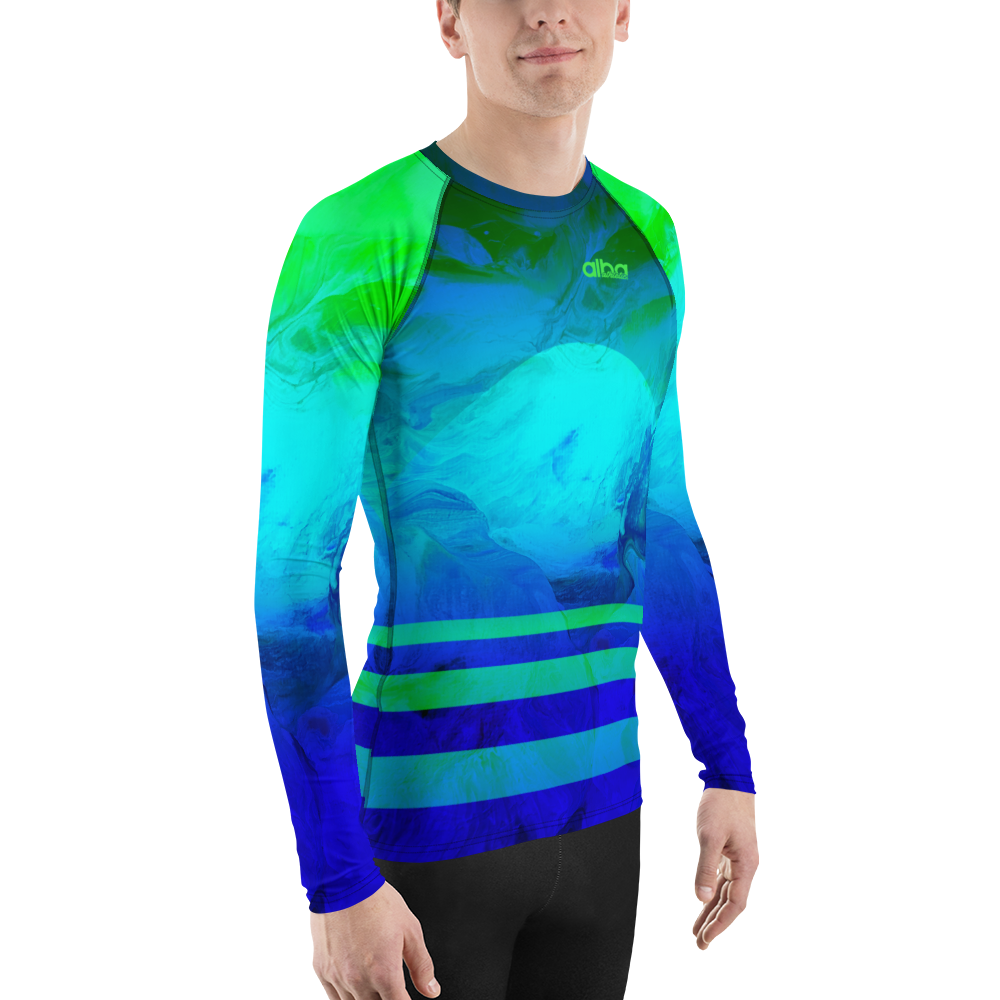 Men's Long Sleeve Shirt - Earth Waves