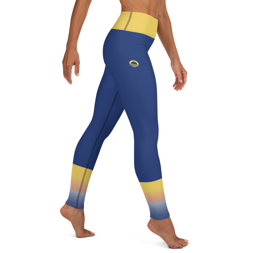 Women's Yoga Tights - Evening Sun