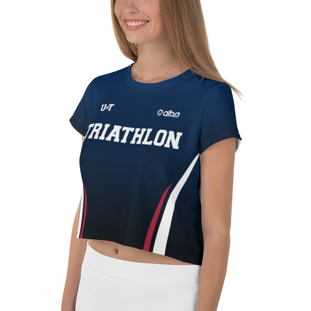 Women's Crop Tee - University Triathlon