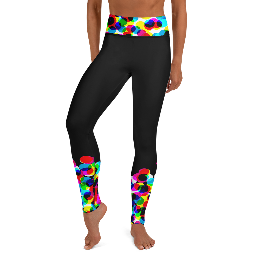 Women's Yoga Tights - CMYK