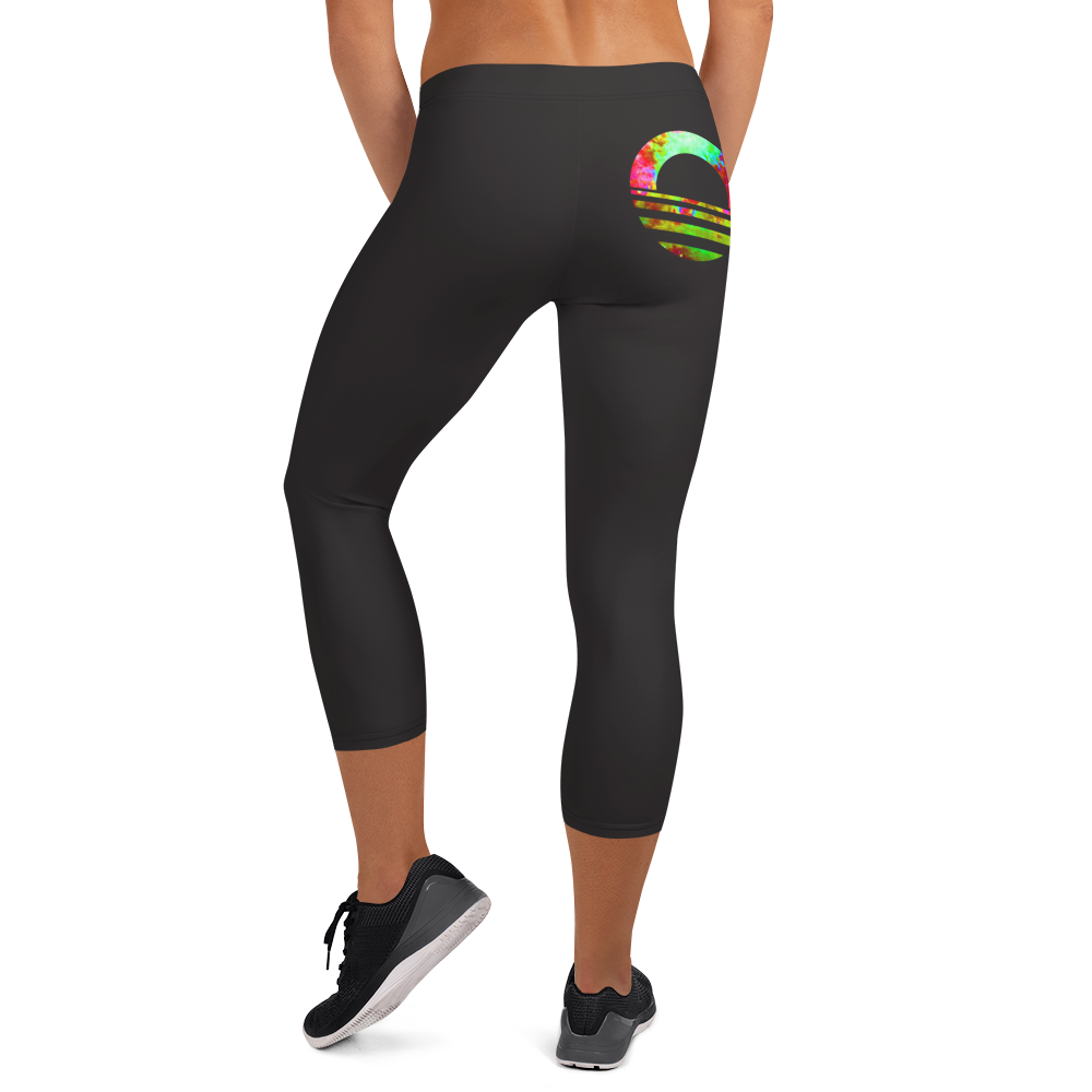 Women's Capri Tights - Nebula