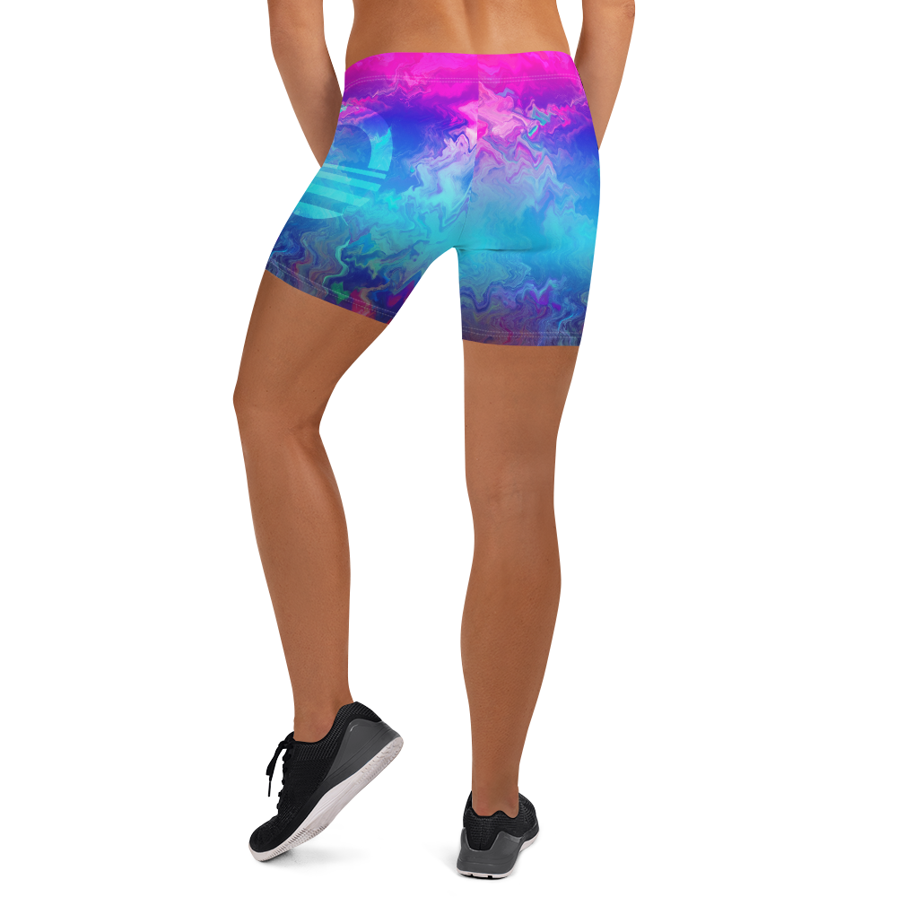 Women's Tight Short - Mountain Dream