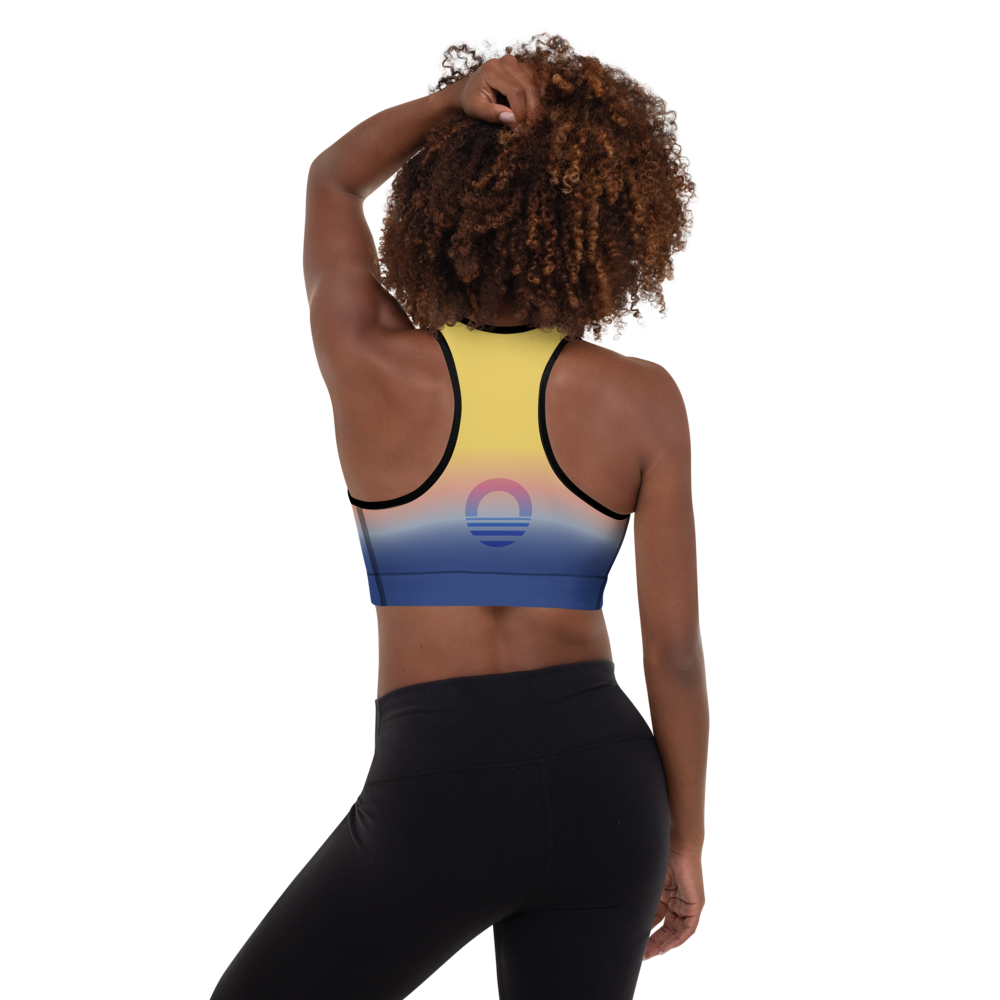 Women's Sports Bra - Evening Sun