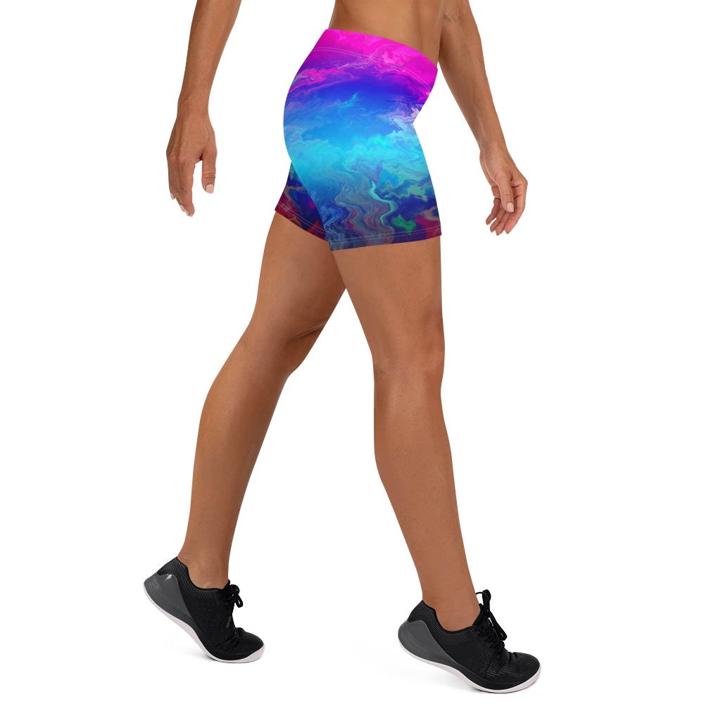 Women's Tight Short - Mountain Dream
