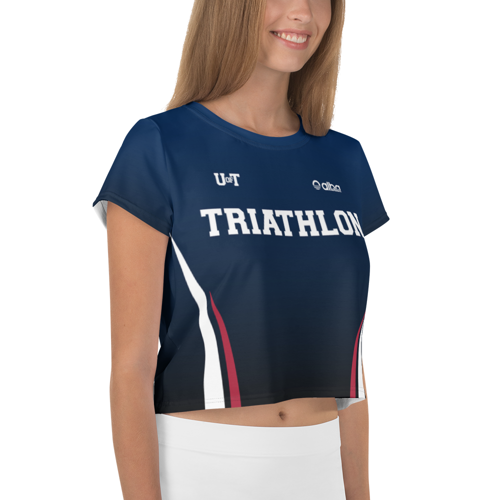 Women's Crop Tee - University Triathlon