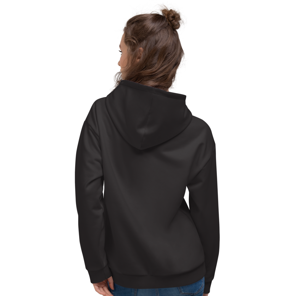 Women's Hooded Sweatshirt -Black Out