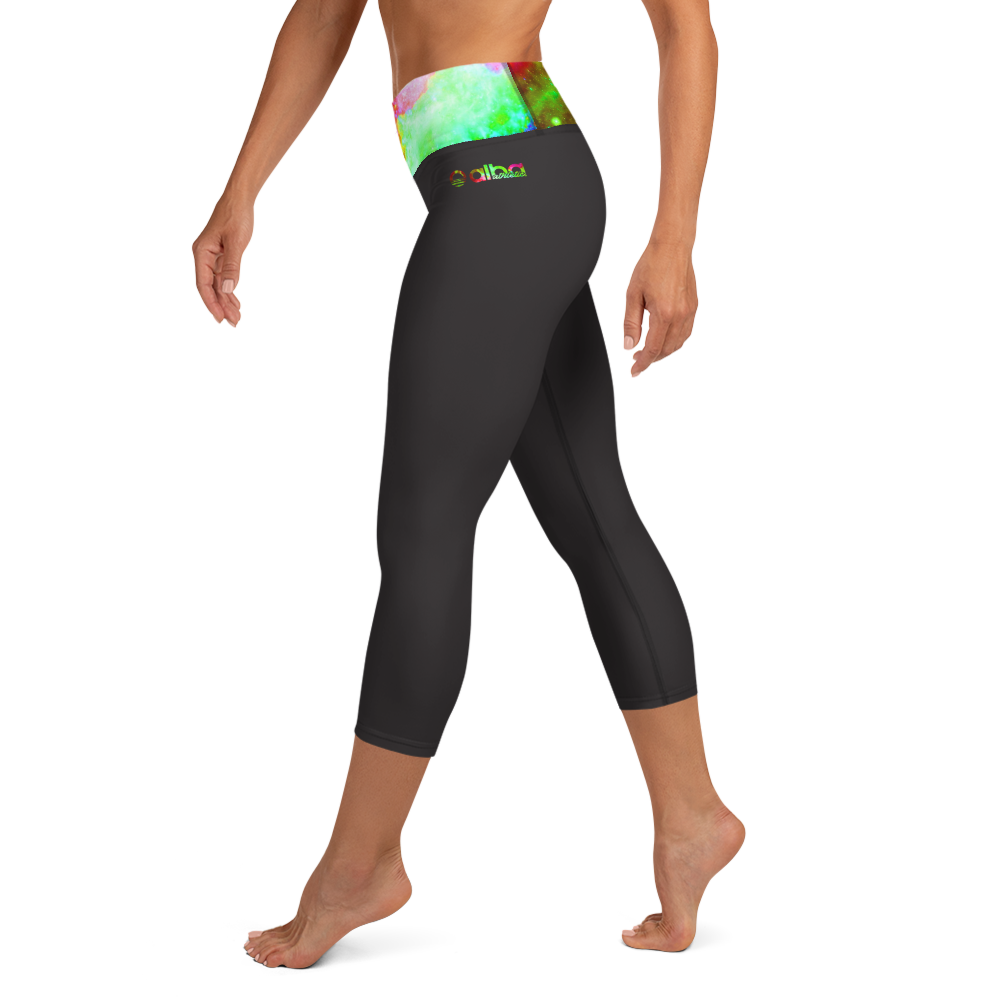 Women's Yoga Capri Tights - Nebula