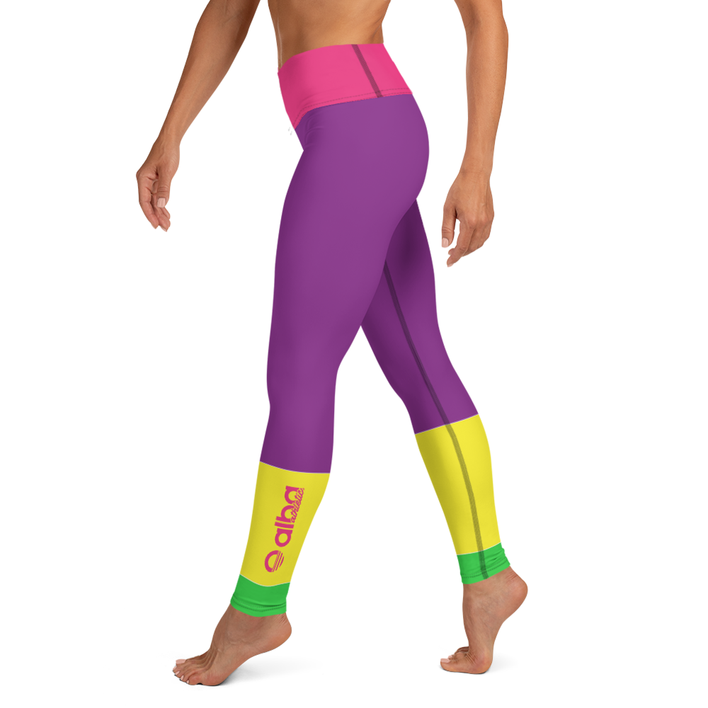 Women's Yoga Tights - Neon