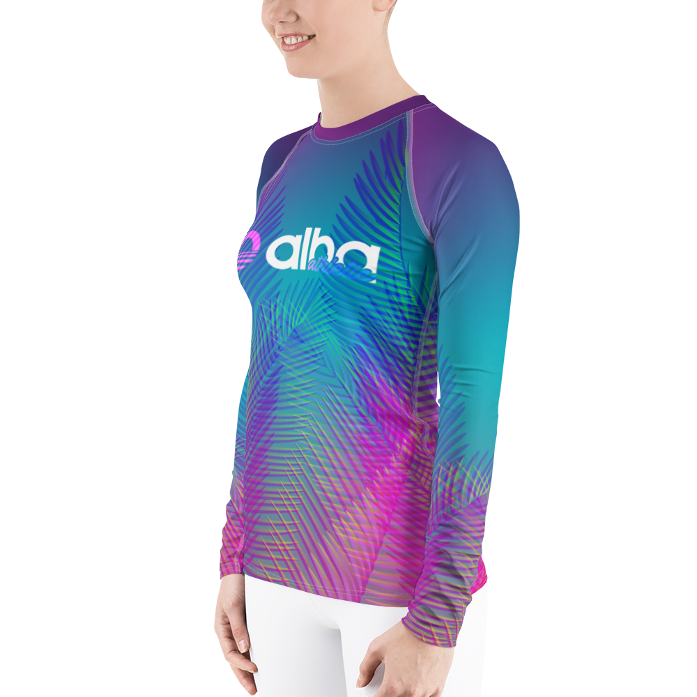 Women's Long Sleeve Shirt - Palms