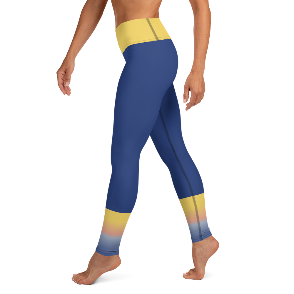 Women's Yoga Tights - Evening Sun