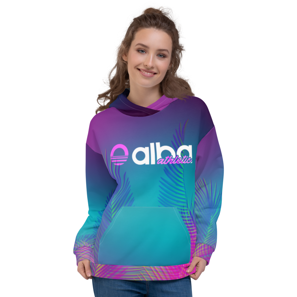 Women's Hooded Sweatshirt - Palms