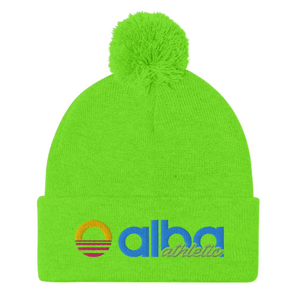Pom-Pom Beanie - Neon