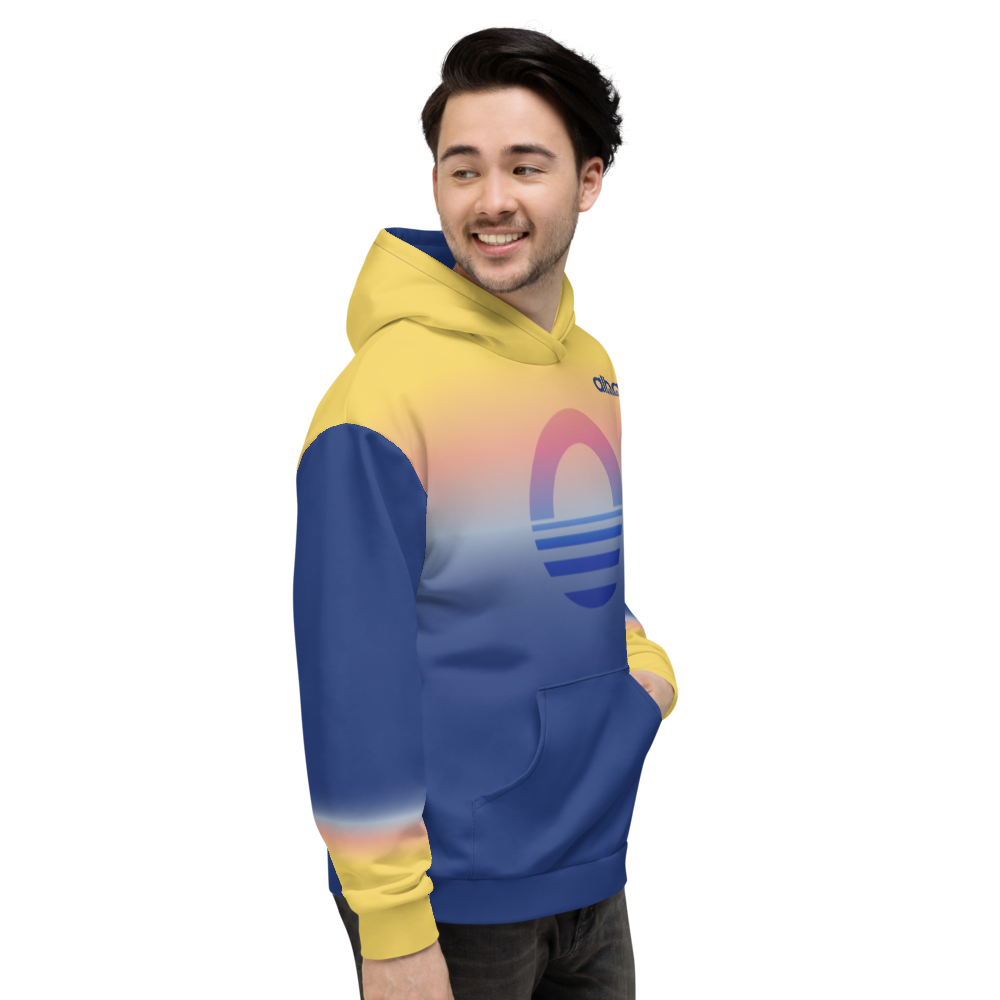 Men's Hooded Sweatshirt - Evening Sun