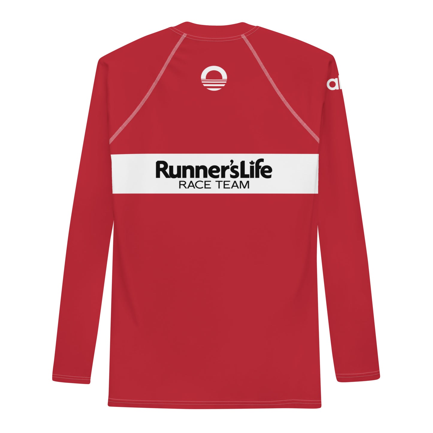 Men's Long Sleeve Shirt - Runner's Life Red