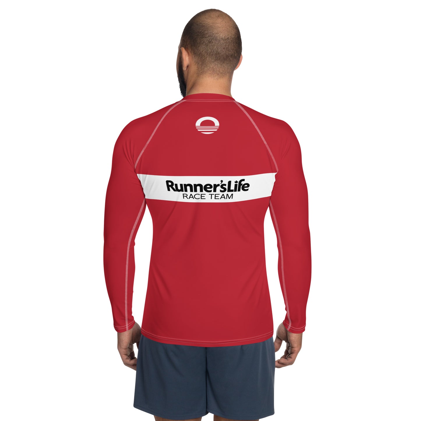 Men's Long Sleeve Shirt - Runner's Life Red