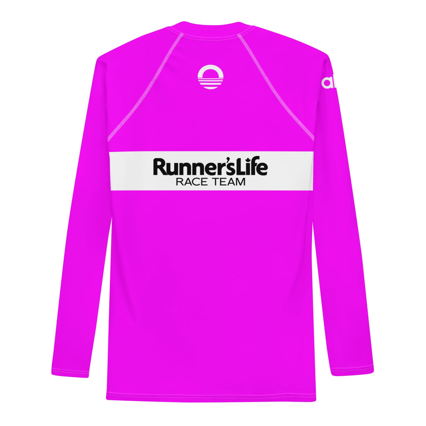 Men's Long Sleeve Shirt - Runner's Life Pink