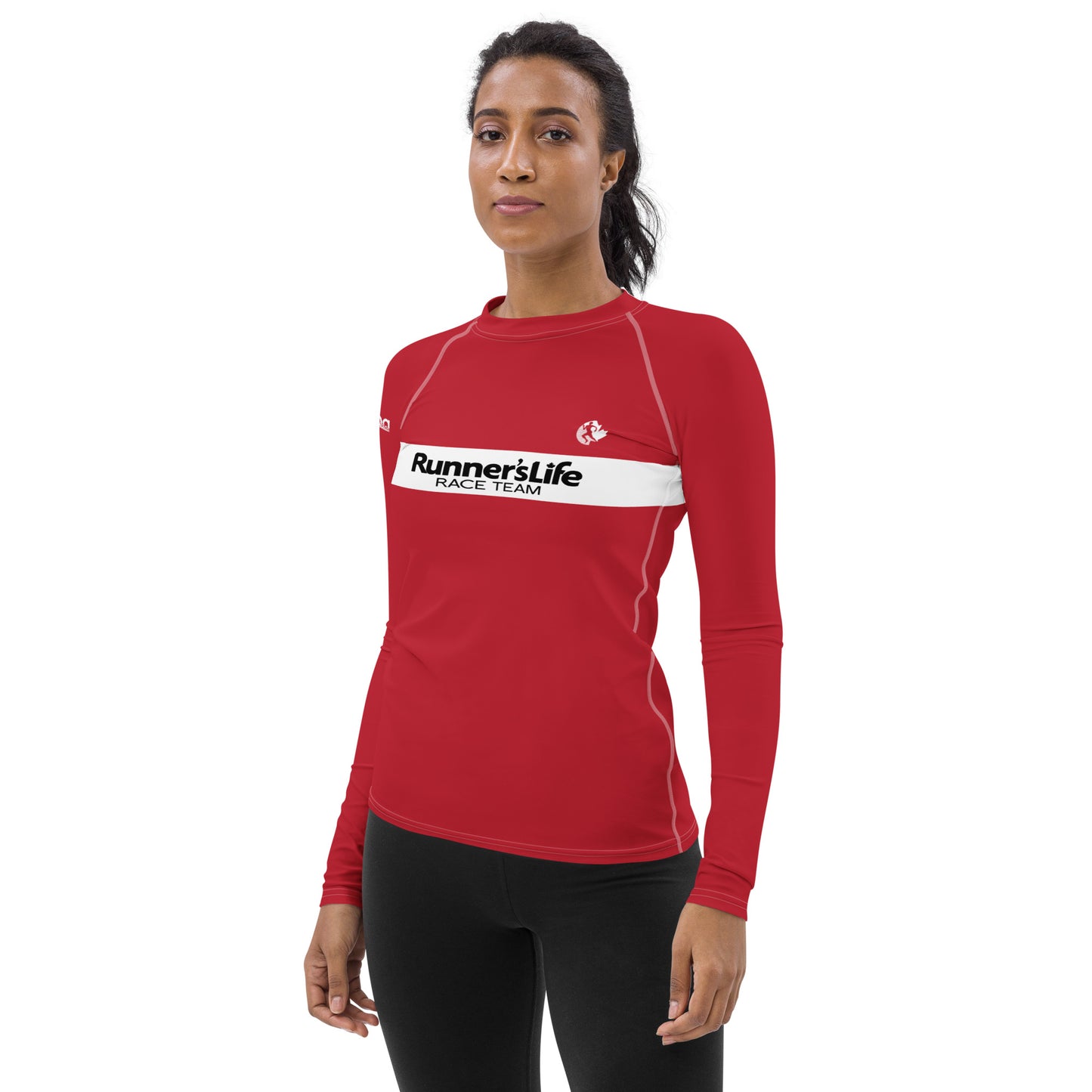 Women's Long Sleeve Shirt - Runner's Life Red