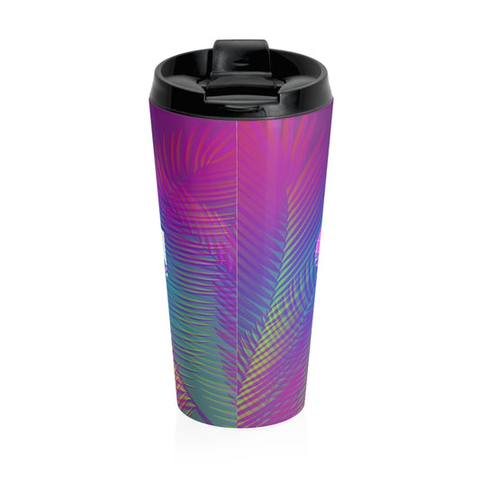 Stainless Travel Mug - Palms