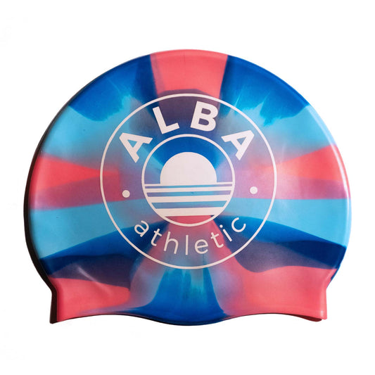 Swim Cap - Pink Tie Dye