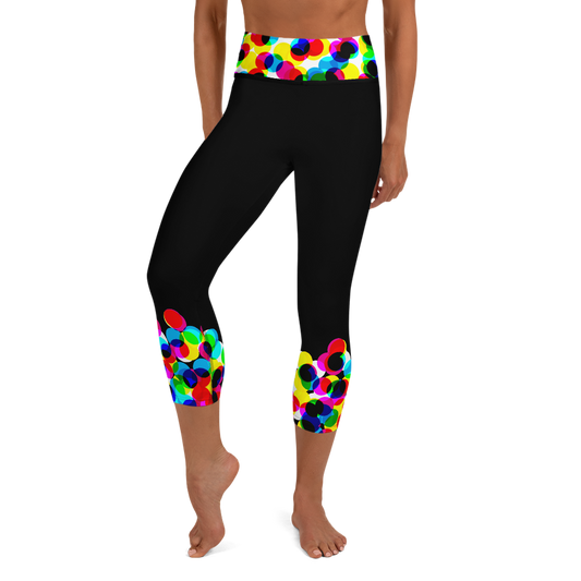 Women's Yoga Capri Tights - CMYK