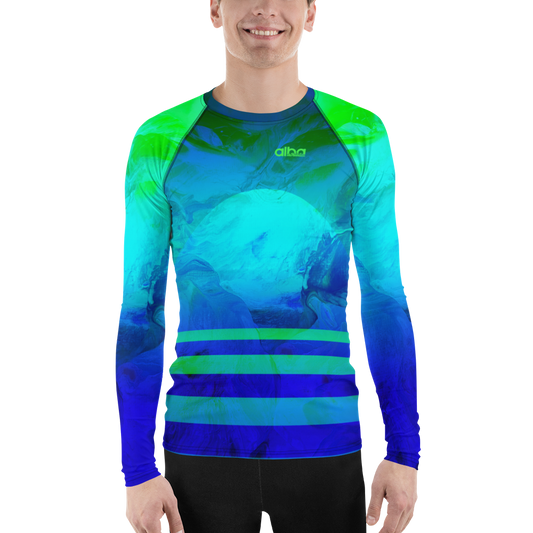 Men's Long Sleeve Shirt - Earth Waves