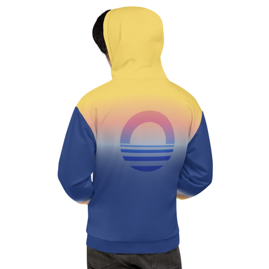 Men's Hooded Sweatshirt - Evening Sun
