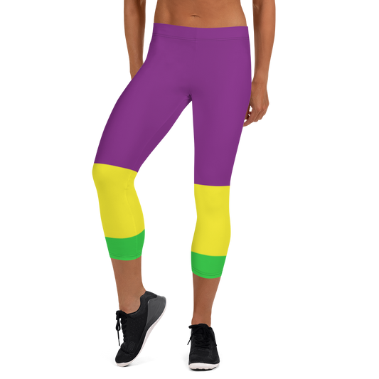 Women's Capri Tights - Neon