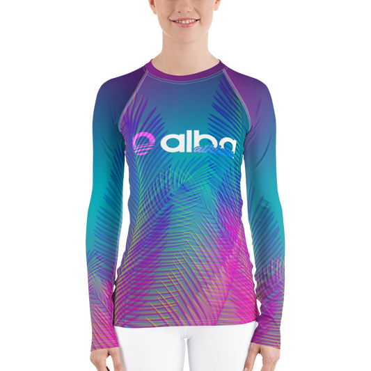 Women's Long Sleeve Shirt - Palms