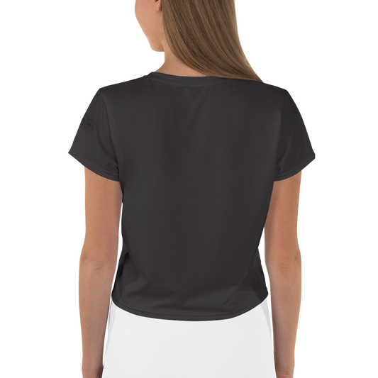 Women's Crop Tee - Black Out
