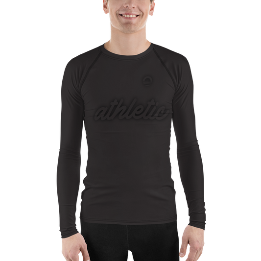 Men's Long Sleeve Shirt - Black Out