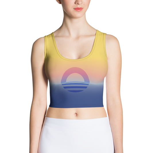 Women's Crop Top - Evening Sun