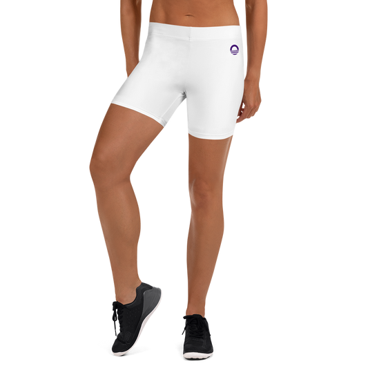 2 Womens Cotton Biker Shorts Athletic Leggings w/ Pockets Yoga Volleyb —  AllTopBargains