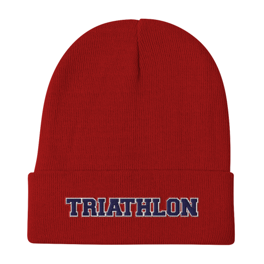 Embroidered Beanie - University Triathlon