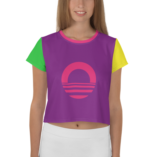 Women's Crop Tee - Neon