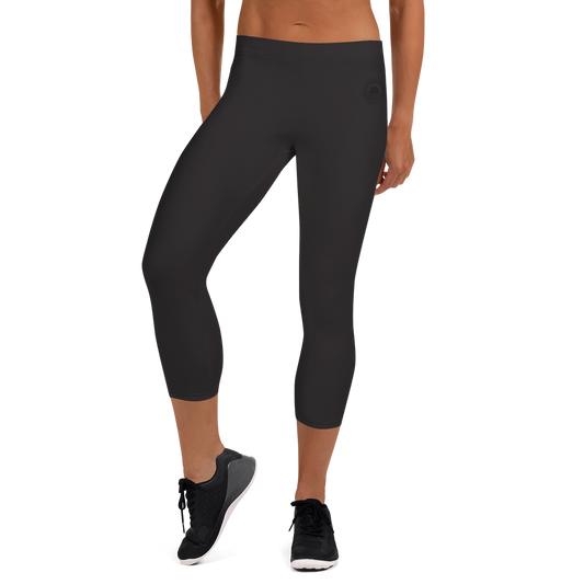 Women's Capri Tights - Black Out