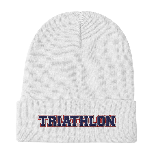 Embroidered Beanie - University Triathlon