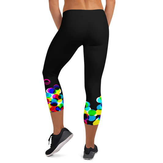 Women's Capri Tights - CMYK