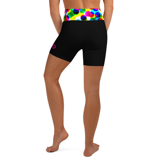 Women's Yoga Shorts - CMYK