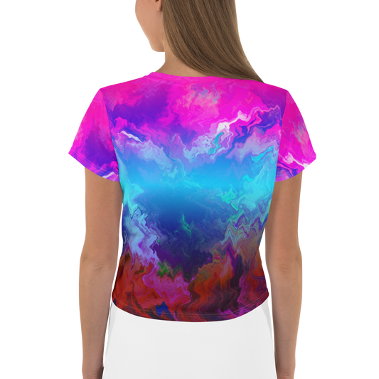Women's Crop Tee - Mountain Dream