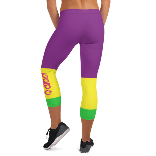 Women's Capri Tights - Neon