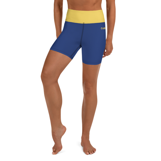 Women's Yoga Shorts - Evening Sun