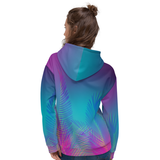 Women's Hooded Sweatshirt - Palms