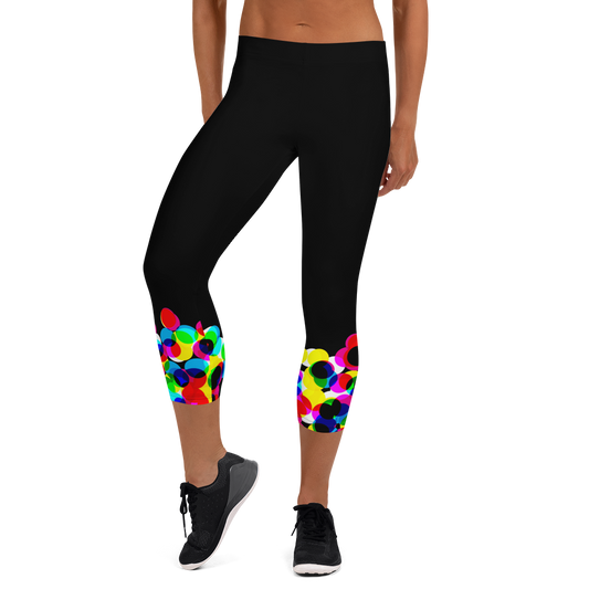 Women's Capri Tights - CMYK