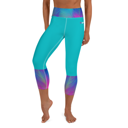Women's Capri Yoga Shorts Workout Pants Knee Length Tights Running Shorts  Half Pants - Dark Blue - CY18GDCX08Q Size Small