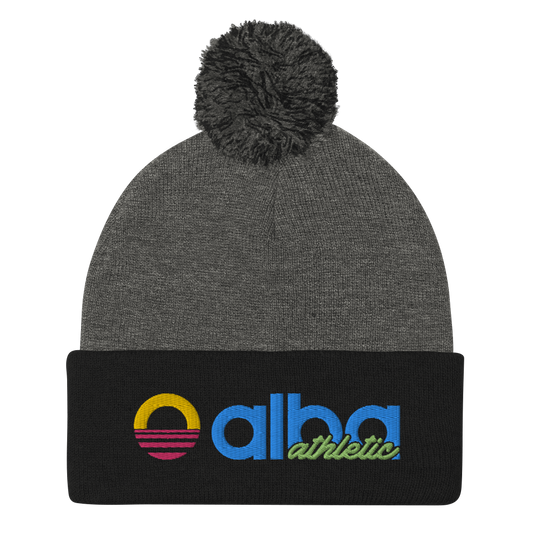 Pom-Pom Beanie - Neon