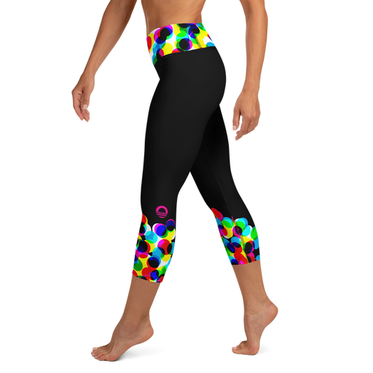 Women's Yoga Capri Tights - CMYK