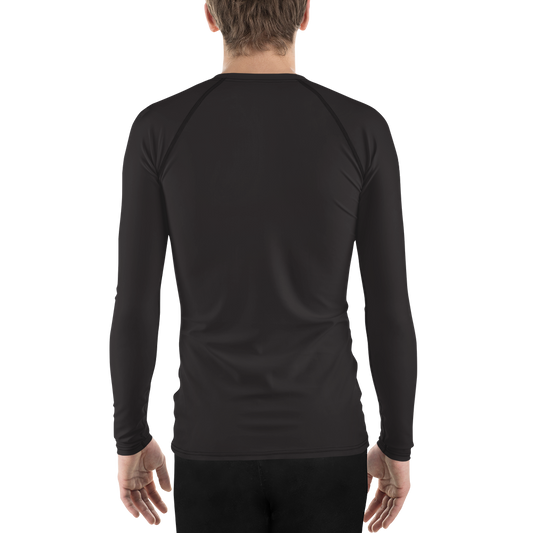 Men's Long Sleeve Shirt - Black Out