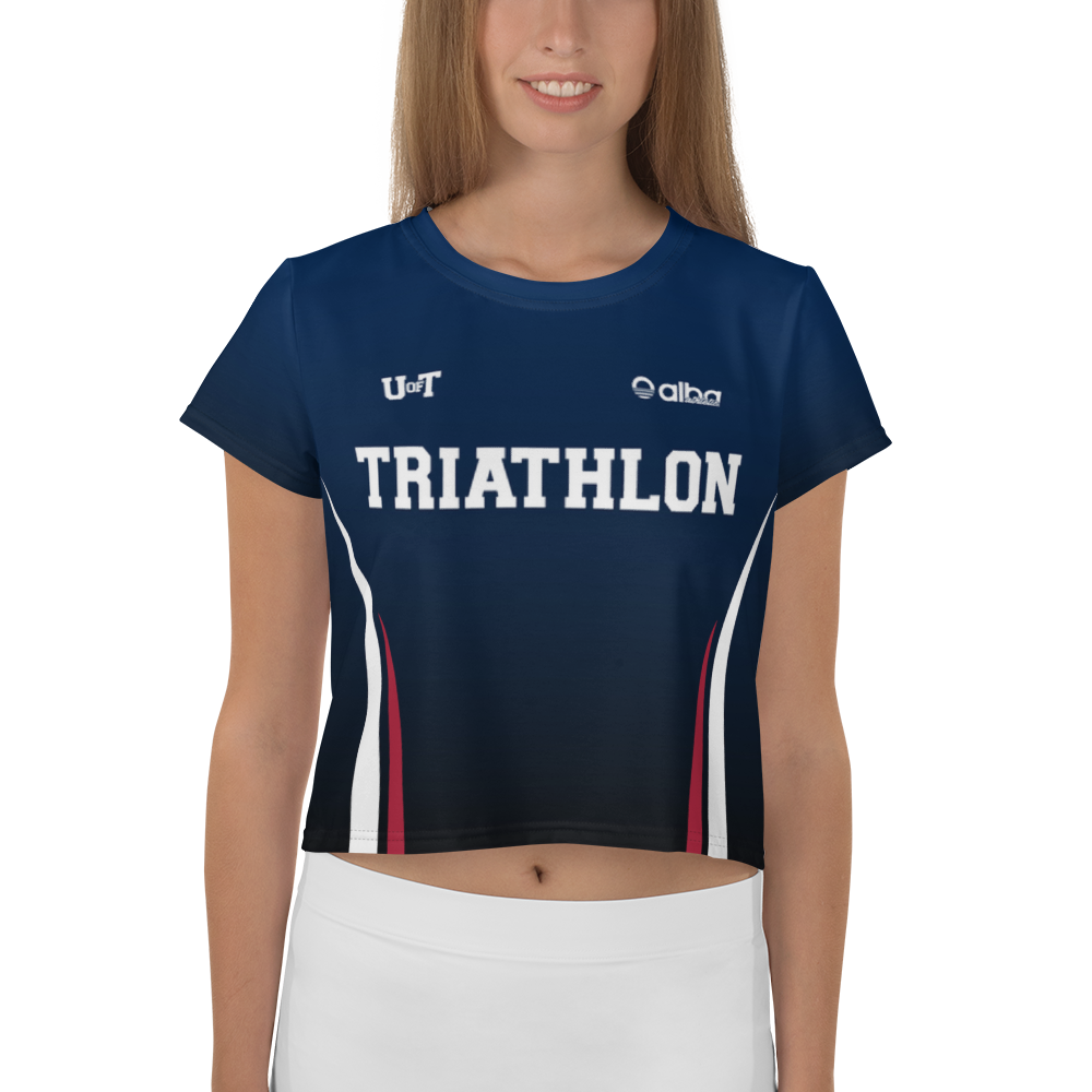 Women's Crop Tee - University Triathlon